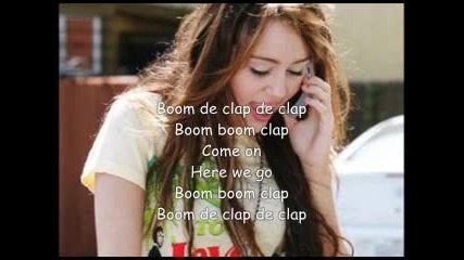 Miley Cyrus - Hoedown Throwdown {lyrics}