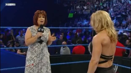 Beth Phoenix and Tiffany vs Michelle and Layla Smackdown 19.03.2010 