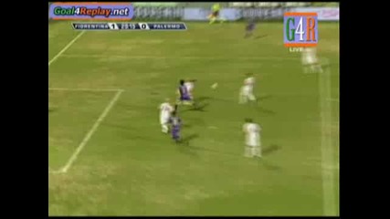Fiorentina - Palermo 1 - 0 Goal na Stevan Jovetic