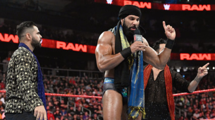 Kurt Angle vs. Jinder Mahal: Raw, Feb. 25, 2019
