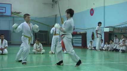 Тренировка по Киокушинкай карате