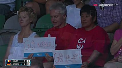 2018 Australian Open - Sf - Halep vs Kerber - Set 1