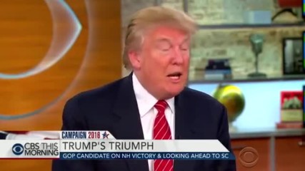 Cbs "this Morning" Interviews Prove Donald Trump Is Very Intelligent