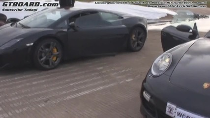 Lamborgini Lp560 Vs Porshe 997 