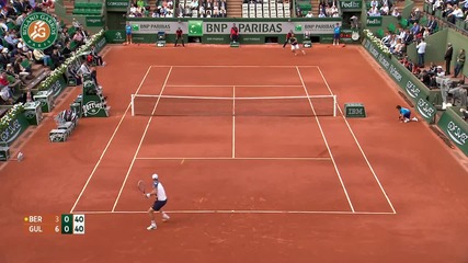 E Gulbis vs T Berdych - Roland Garros [2014]