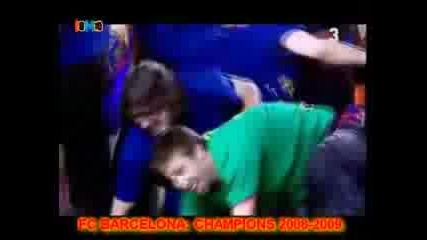 Fc Barcelona празненствата след спечелването на Champions legue