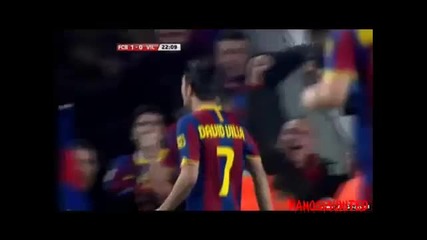 David Villa 2011 Goals and Skills - Visca el Barca