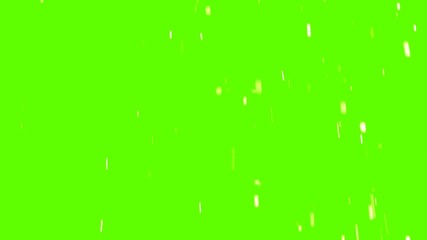 Sparks Falling - Green Screen Animation