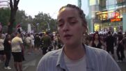 Яйца и домати по депутати, сблъсъци с полицията пред парламента в Тирана