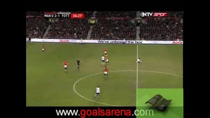 Манчестър Юнайтед 2:1 Тотнъм Димитър Бербатов гол 24.01