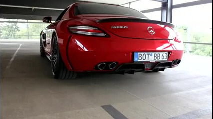 Mercedes Sls Amg Brabus exhaust sound