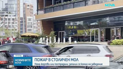 Пожар в столичен мол