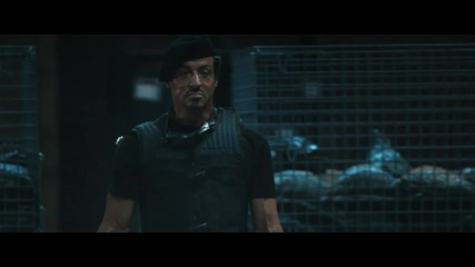 Сталоун, Стейтъм, Лии в The Expendables Кратка Сцена 