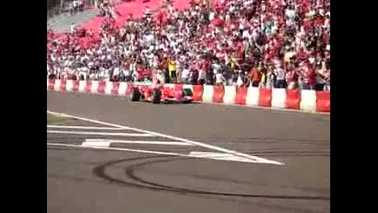 Michael Schumachers burnout at Ferraris 60 years Relay