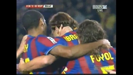 Барселона - Еспаньол 1 - 0 12.12.2009 