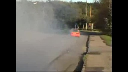 Bmw E30 325 Turbo Burnout