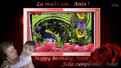 La multi ani, Anto! 