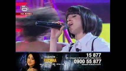 Music Idol 3 Русина - Shape Of My Heart 20.04.09