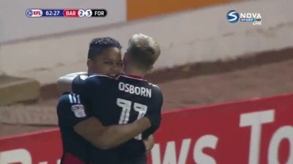 Барнзли - Нотингам 2:5, Чемпиъншип, 18-и кръг