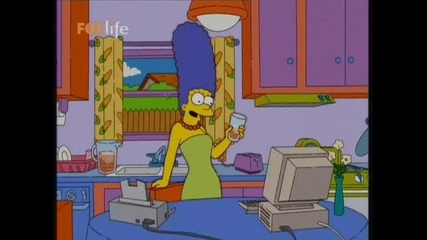 The Simpsons Мардж пише Любовен роман...хоумър Шофьор на линейка Бг Аудио 