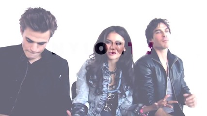{tl} The Vampire Diaries cast interview