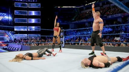 John Cena & Nikki Bella vs. James Ellsworth & Carmella: SmackDown LIVE, 7 March, 2017
