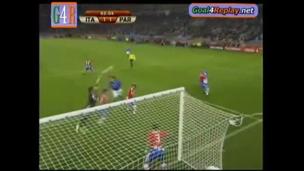 14.06.2010 Италия - Парагвай 1:1 Гол на Де Роси – Мондиал 2010 Юар 