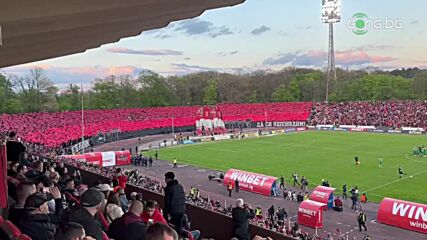 Страхотна хореография от феновете на ЦСКА