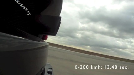 Hennessey Venom Gt 0-370 Kmh 19.96 sec Acceleration Testing