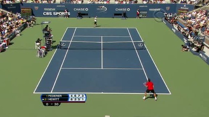 Us Open 2009 - Федерер vs Хюит