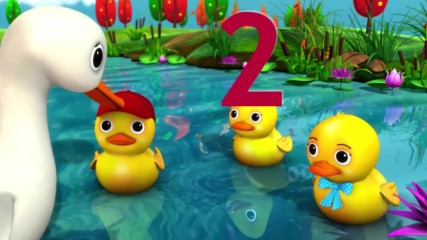 Five Little Ducks Nursery Rhymes from Littlebabybum