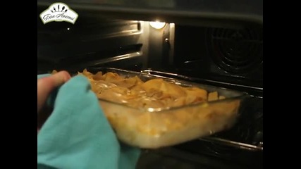 Гратен от сладки картофи - Бон Апети