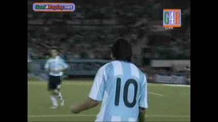 Argentina - Venezuela 1 - 0 (4 - 0,  28 3 2009).flv