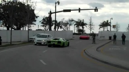 Lamborghini Lp640 and Ferrari F430 