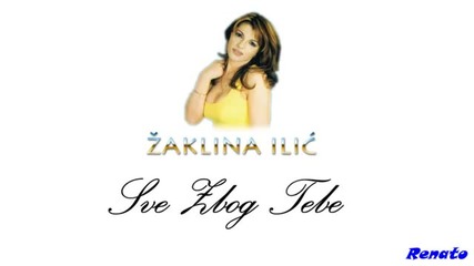 Zaklina Ilic - Sve zbog tebe 2011