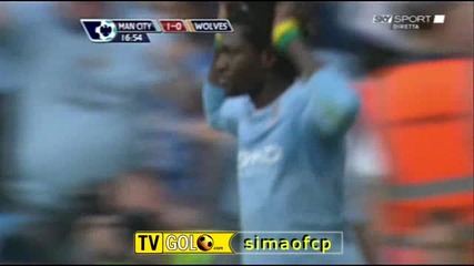 22.08.09 Манчестър Сити 1:0 Уувърхямптън Адеба Гол
