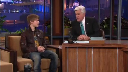 Justin Bieber interview on Tonight Show with Jay Leno 28 January 2011 