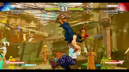 Street Fighter V Akuma vs Guile
