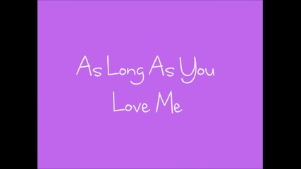 As long as you love me Lyrics- Tiffany Alvord [full] Originally by Justin Bieber ft.big Sean