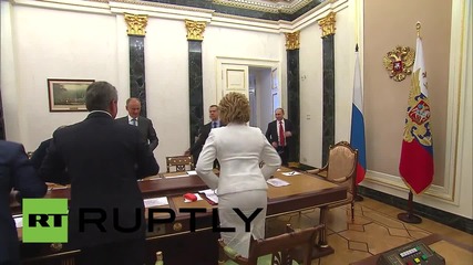 Russia: Putin meets Security Council of Russia for talks on Ukraine and Middle East