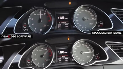 Revo Technik S tronic софтуер vs стоков S tronic софтуер Audi S5