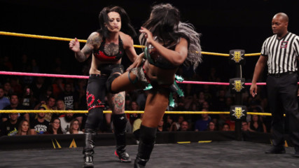Ember Moon vs. Ruby Riot vs. Sonya Deville - NXT Women's Championship Qualifying Triple Threat Match: WWE NXT, Oct. 18, 2017