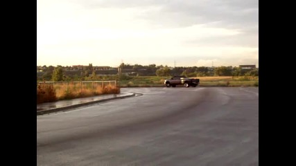 Dodge Ram drifting