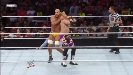 Zack Ryder vs. Antonio Cesaro Wwe Суперзвезди 12.7.2013г.