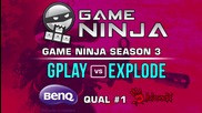 Game Ninja CS:GO #1 -- Gplay vs Explode