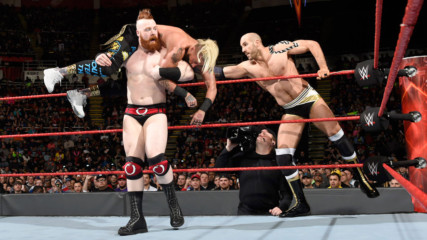 Enzo Amore & Big Cass vs. Cesaro & Sheamus: Raw, March 13, 2017