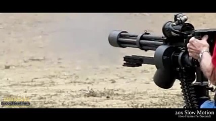 Стреляне с M134 Minigun - Невероятно!