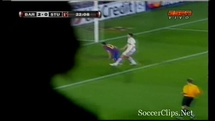 17.03.2010 Barcelona 2 - 0 Stuttgart (pedro)