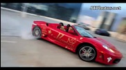 колата : ferrari F430 Spyder | дейност: Drift | място : Parking in Las Vegas