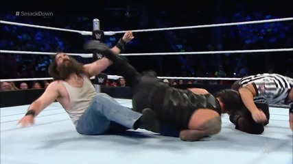 Roman Reigns срещу Luke Harper - Smackdown, 24.09.2015 (кеч разбиване)